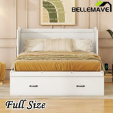 Bellemave® Full Size Murphy Bed with USB Port and a Large Drawer - Bellemave
